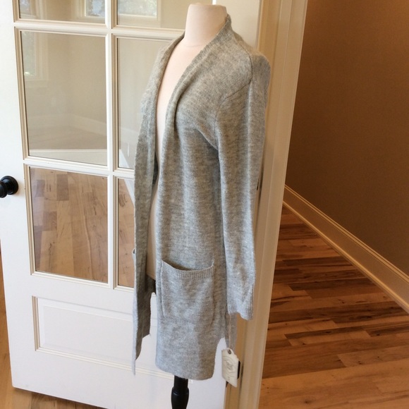 Sweater Long Gray Cardigan True Craft Womens M New - Picture 5 of 6